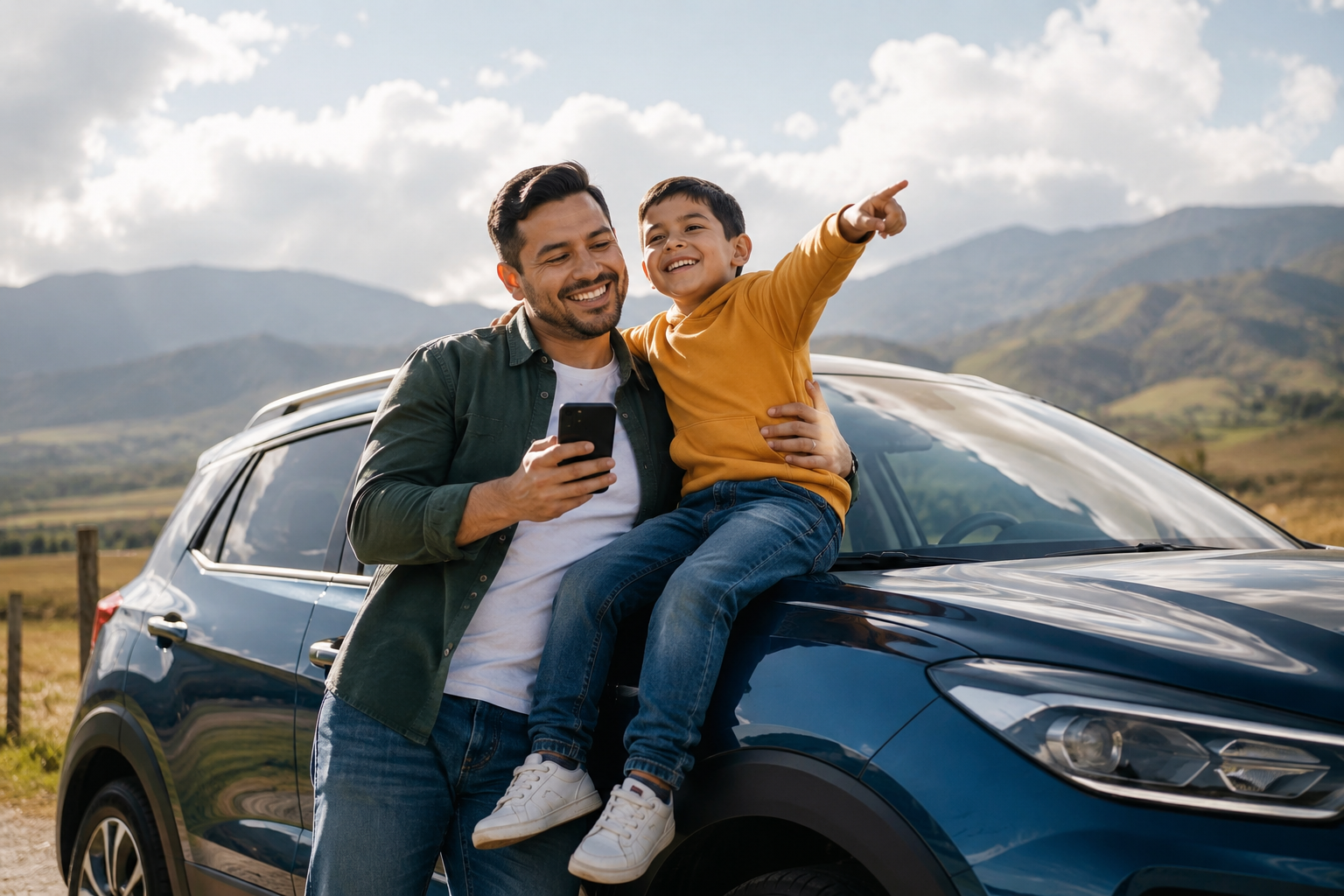 Familia construyendo sus proyectos con el ahorro NORBOY